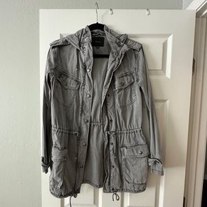 Aritzia Talula Parka Grey XS